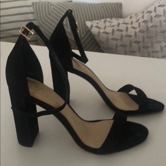Vince Camuto Black Heeled Sandals - Picture 2 of 3